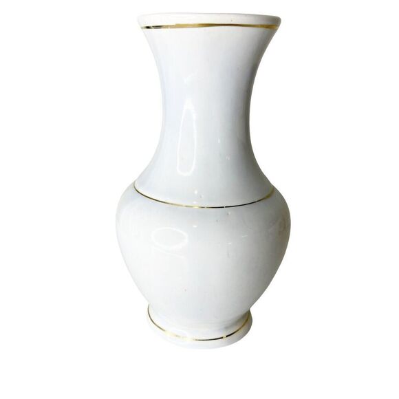 Vintage Mexican Pottery Vase Bodegas Oaxaca White Blue Ceramic Glaze Floral - Picture 5 of 16